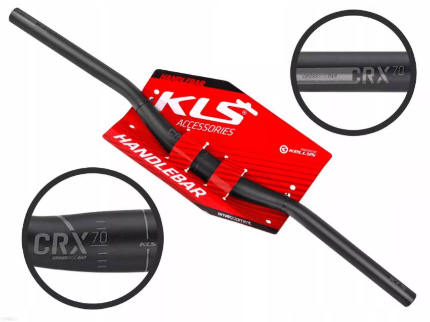 Руль KLS CRX 70 RiseBar, L640мм, D: 31,8мм, H: 15мм