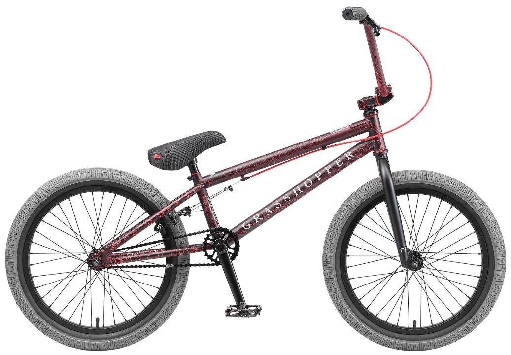 Велосипед TechTeam BMX Grasshopper 20" красно-серый