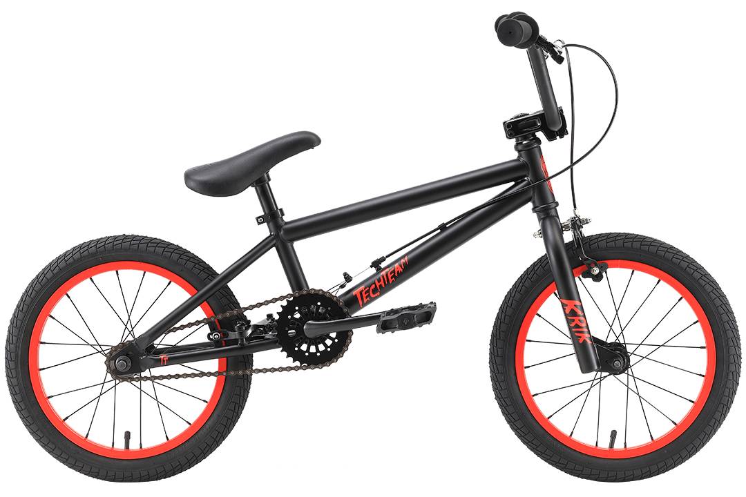 Велосипед TechTeam BMX Krik 16" красный 2022