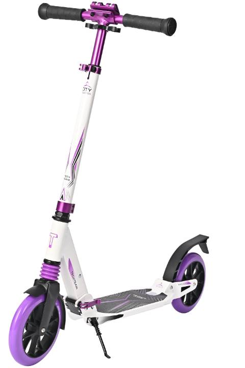 Самокат TechTeam City Scooter фиолетовый 2022