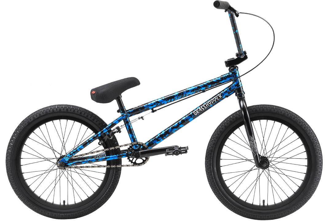 Велосипед TechTeam BMX Grasshopper 20" сине-черный 2022