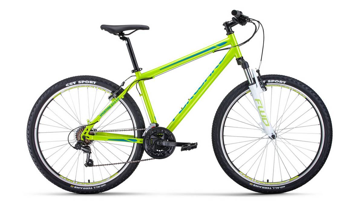 Велосипед Forward 27.5" Sporting 1.0 17" зелёно-бирюзовый