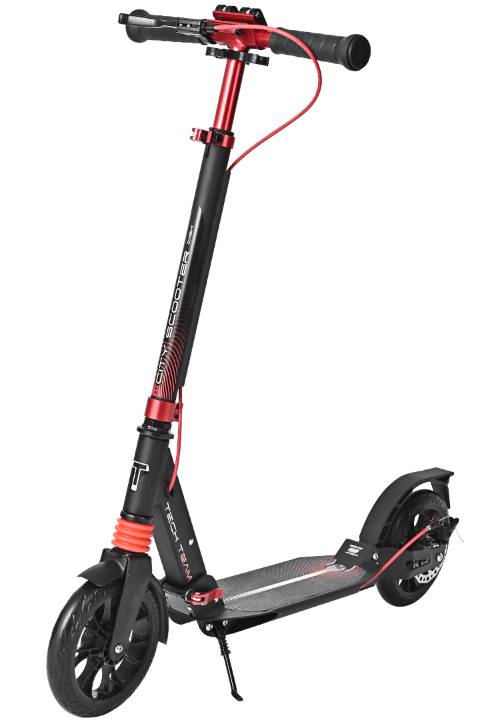 Самокат TechTeam City Scooter Disc красный